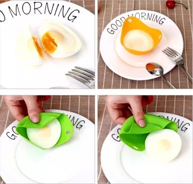 Silikoninių kiaušinių kepimo formų rinkinys, 4 vnt