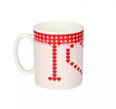 Spalva keičiantis puodelis "Širdelės", 300 ml