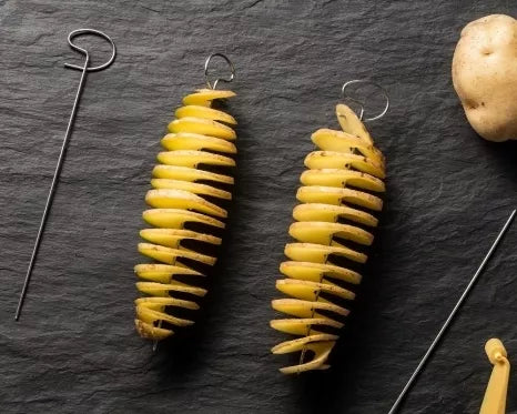 Spiralinė bulvių pjaustyklė