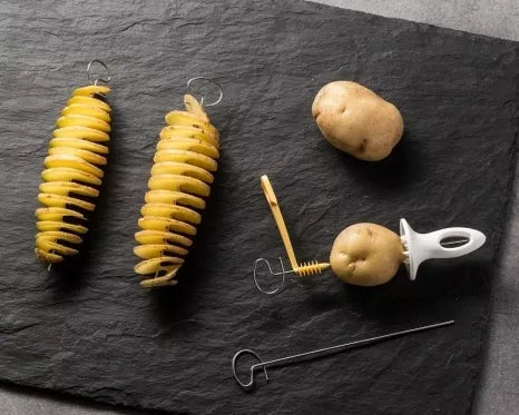 Spiralinė bulvių pjaustyklė