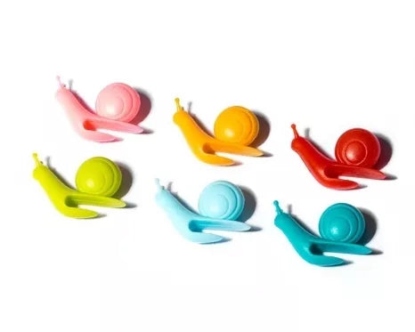 Sraigės formos arbatos pakelio laikiklis, 6 vnt