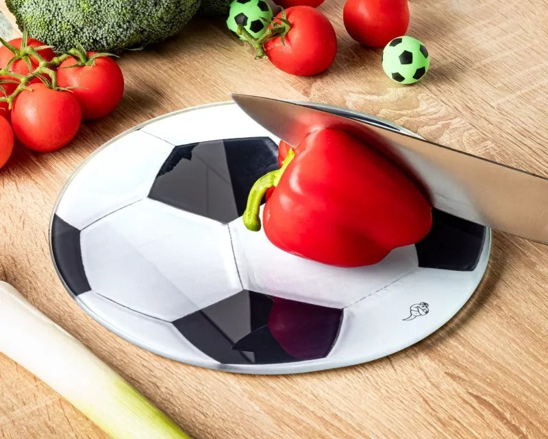 Stiklinė Pjaustymo Lentelė Futbolo Kamuolys