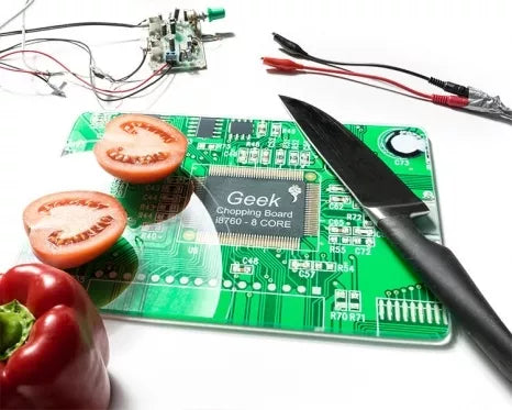 Stiklinė pjaustymo lentelė "Sisteminė plokštė", 30 x 20 x 0,5 cm