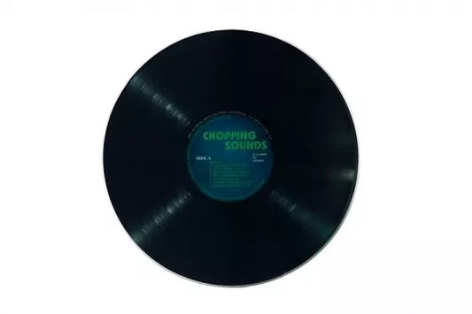 Stiklinė pjaustymo lentelė "Vinilinė plokštelė", Ø 25 cm