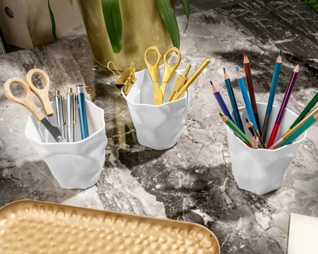 Sutraiškytos Pieštukinės, 3Vnt, Balta