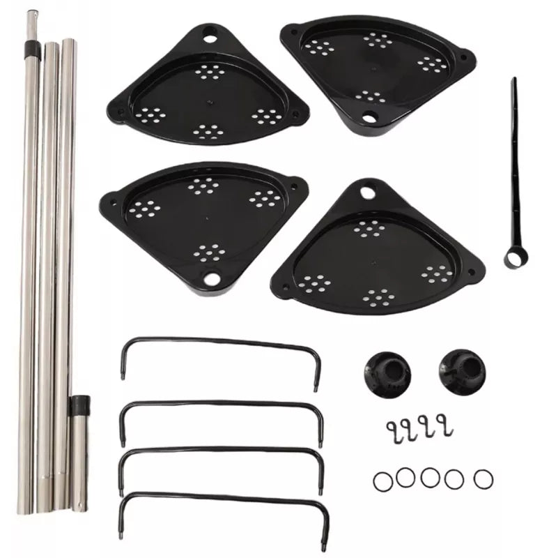 Teleskopinė Vonios Kambario Lentyna, Juoda