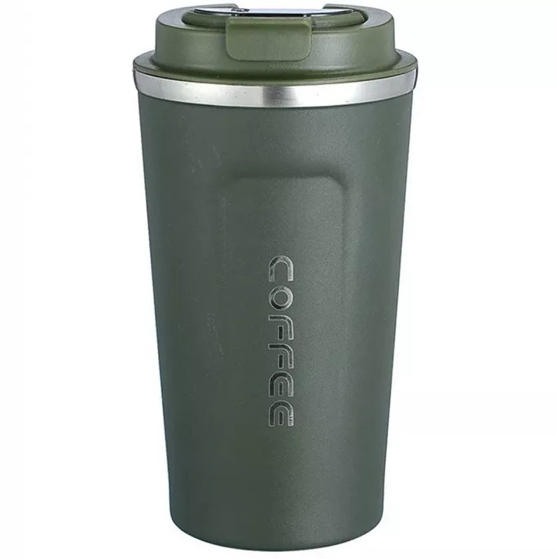 Termo Puodelis Su Termometru, Žalias