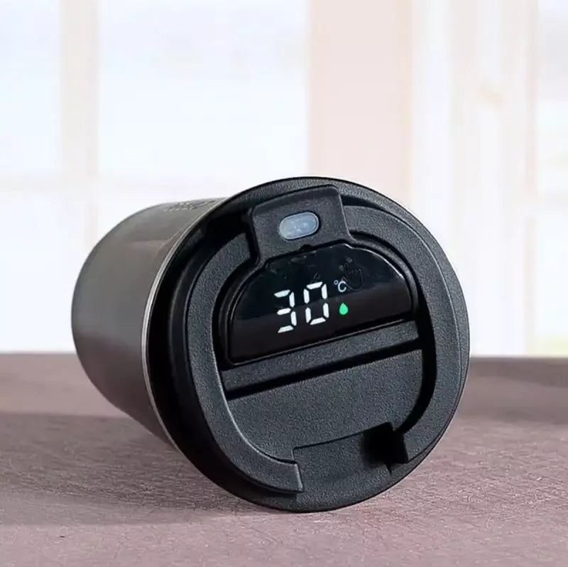 Termo Puodelis Su Termometru, Žalias