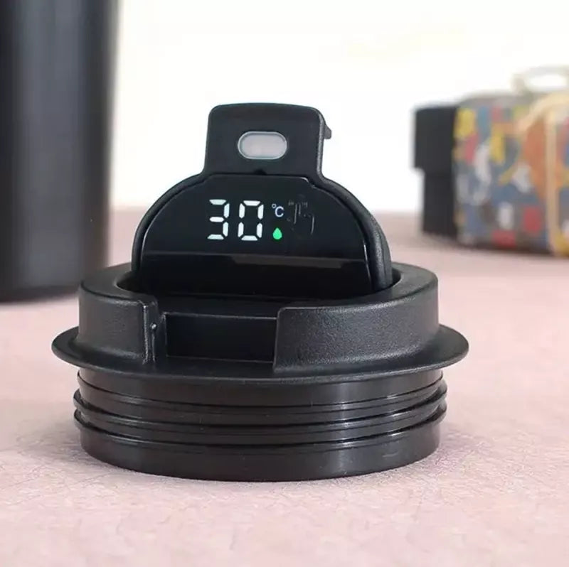 Termo Puodelis Su Termometru, Žalias