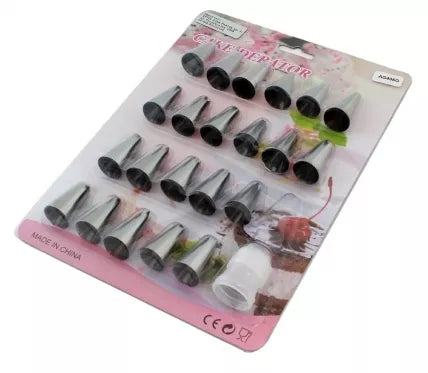 Tortų dekoravimo rinkinys, 24 vnt