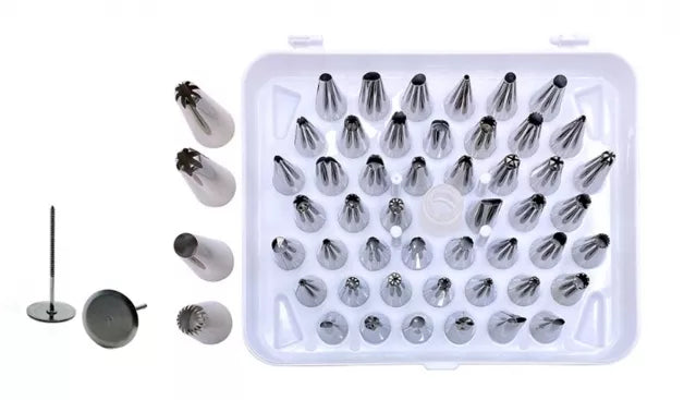 Tortų dekoravimo rinkinys, 55 vnt