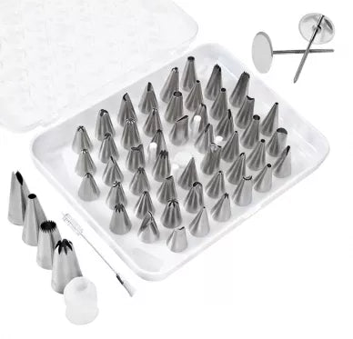 Tortų dekoravimo rinkinys, 55 vnt