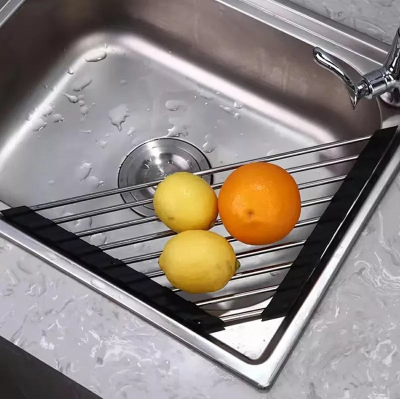 Trikampė Sulankstoma Džiovyklė Ant Kriauklės Krašto