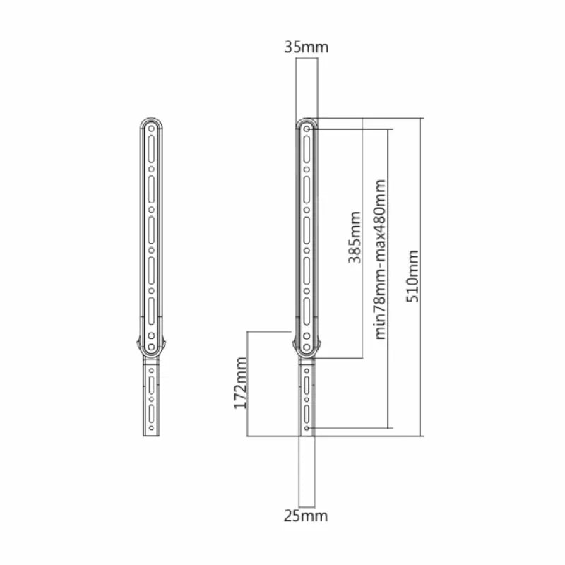 Tv Sieninis Laikiklis Sbox S0503