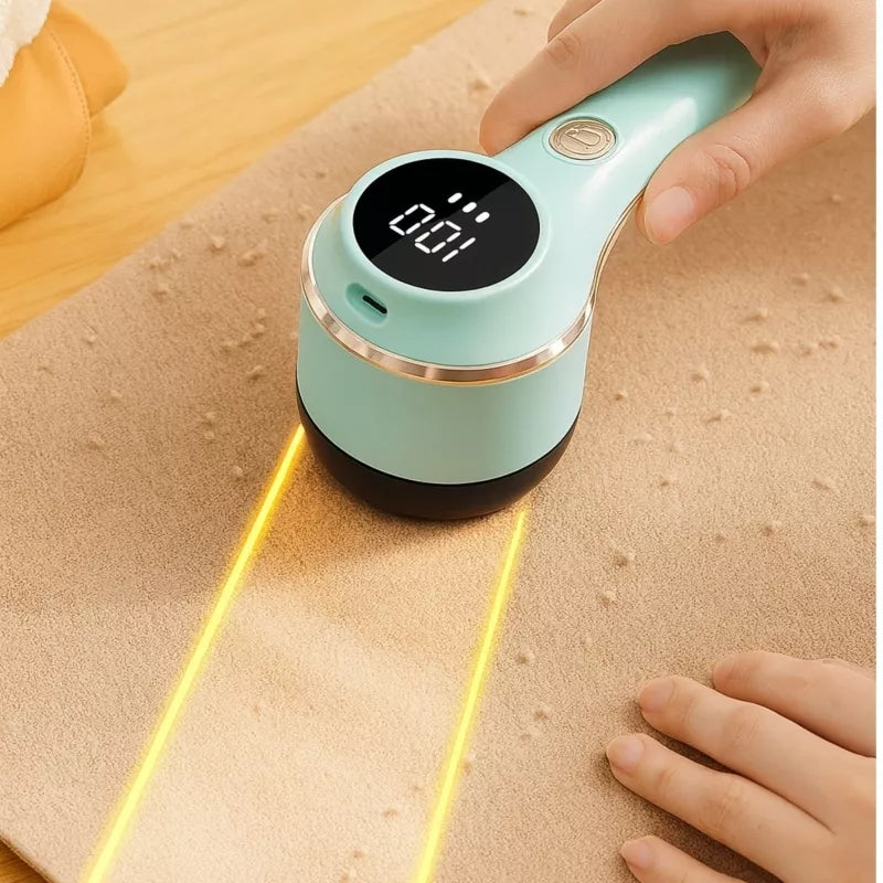 USB Elektrinis Drabužių Pūkų Skustuvas, Šviesiai Žalias