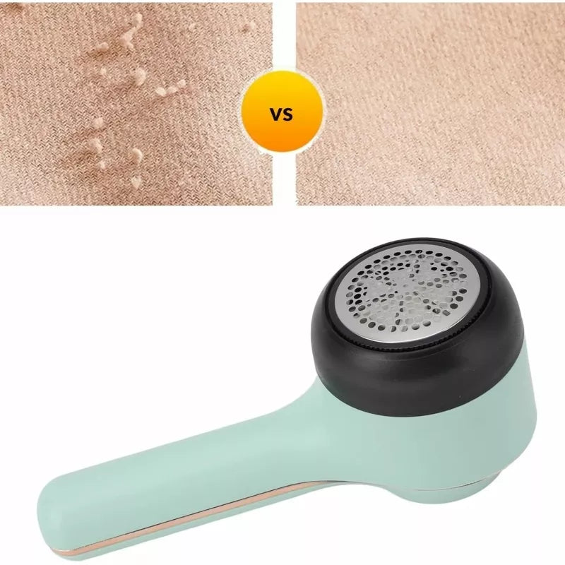 USB Elektrinis Drabužių Pūkų Skustuvas, Šviesiai Žalias