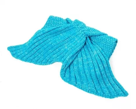 Užklotas "Undinėlės uodega", 190 x 80 cm (mėlyna)