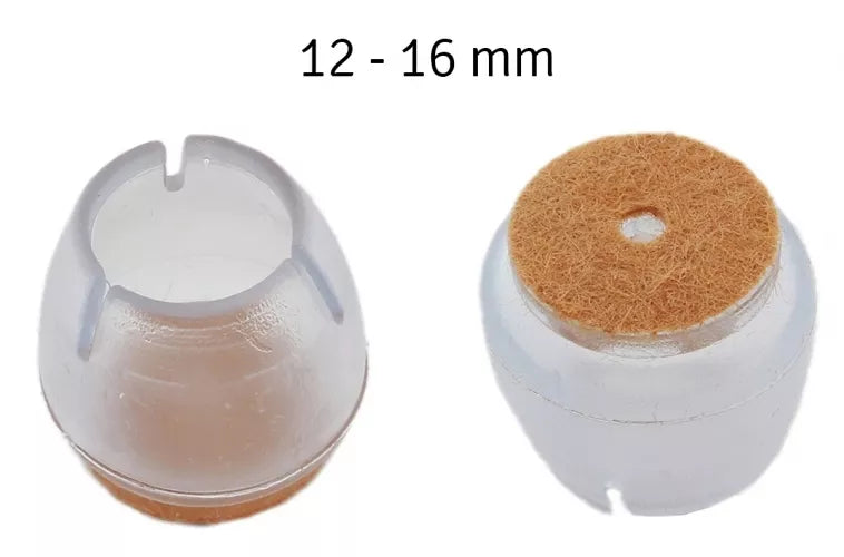 Užmaunamos Kojelės Baldams, 16 Vnt (12 - 16 Mm)