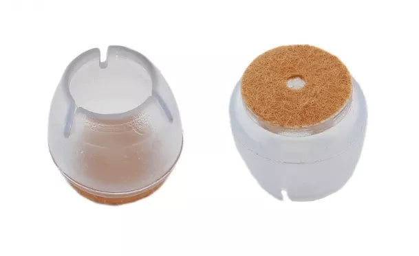 Užmaunamos kojelės baldams, 16 vnt (17 - 22 mm)