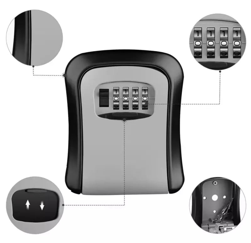 Užrakinama Raktų Dėžutė Su Slaptažodžiu