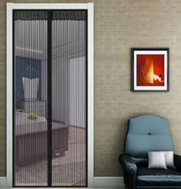 Užuolaidų tipo tinklelis nuo uodų su magnetais, 110 x 220 cm