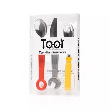 Vaikiškas stalo įrankių komplektas "Įrankiai", 3 vnt