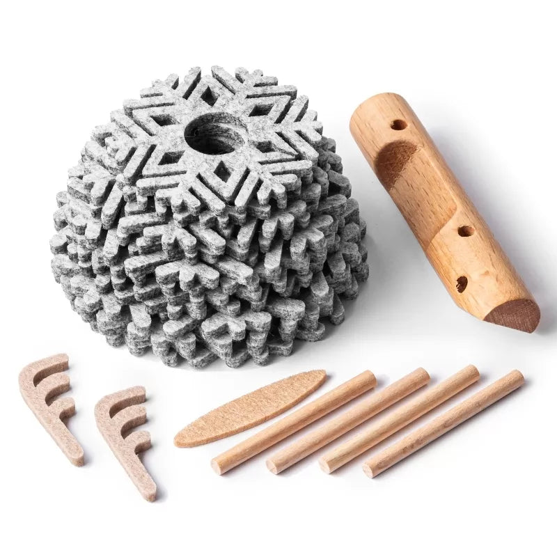 Veltinių Padėkliukai Briedis, 12 vnt - Pilki