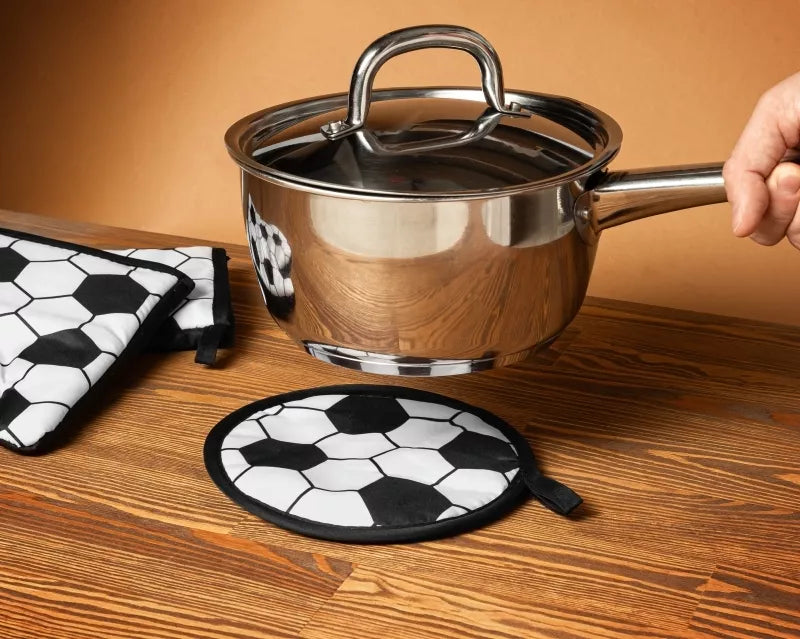 Virtuvinė Pirštinė Ir Kilimėlis Futbolas