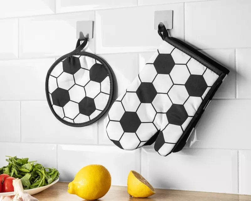 Virtuvinė Pirštinė Ir Kilimėlis Futbolas