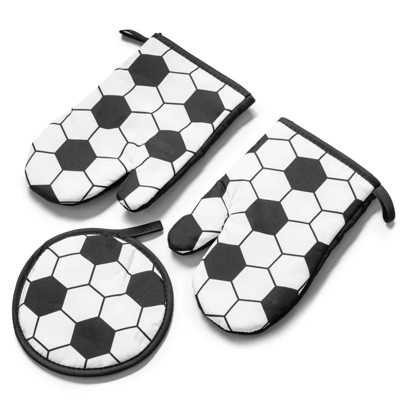 Virtuvinė Pirštinė Ir Kilimėlis Futbolas