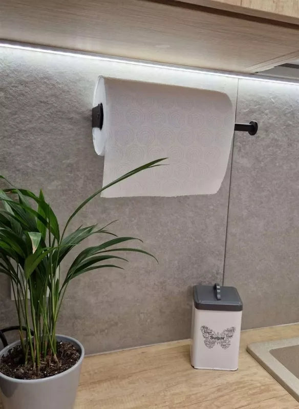 Virtuvinių Popierinių Rankšluosčių Laikiklis, Juodas