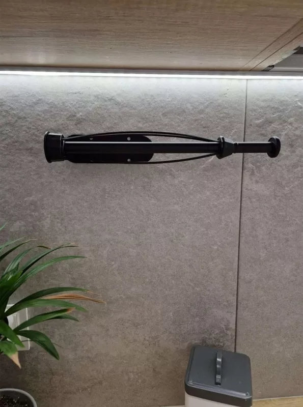 Virtuvinių Popierinių Rankšluosčių Laikiklis, Juodas