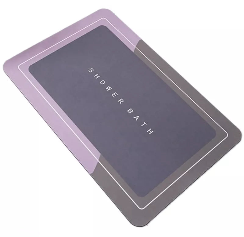 Vonios Kilimėlis, Pilkas-Violetinis, 40 x 60 cm