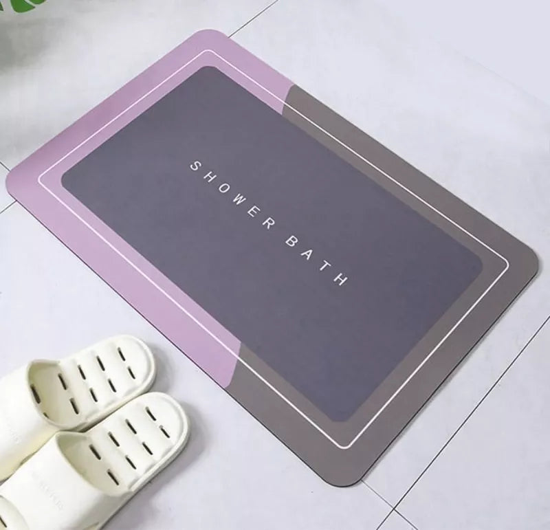 Vonios Kilimėlis, Pilkas-Violetinis, 40 x 60 cm