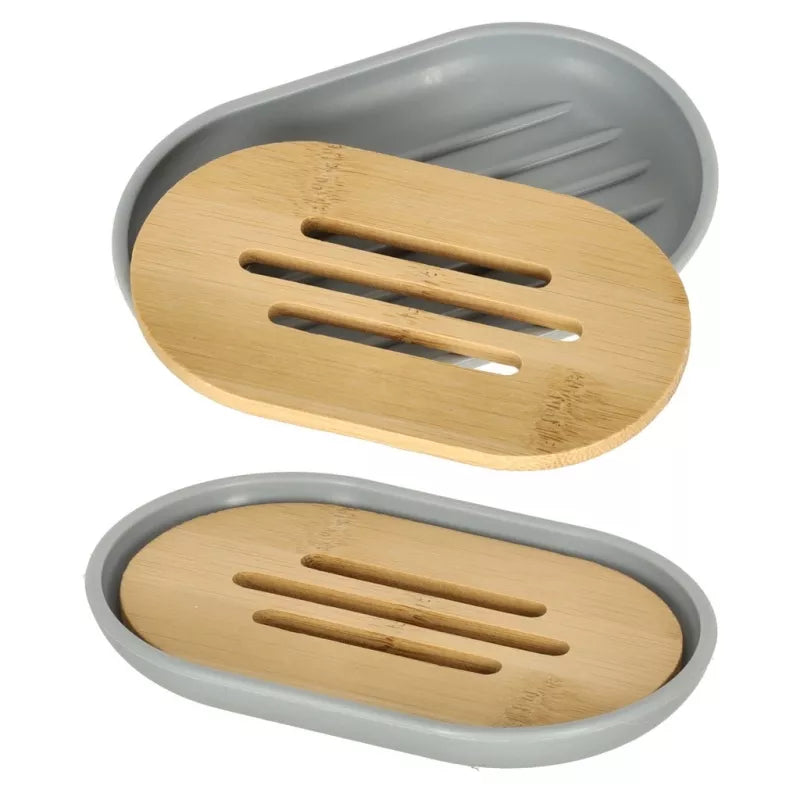 Vonios Reikmenų Komplektas 6 vnt, Pilkas