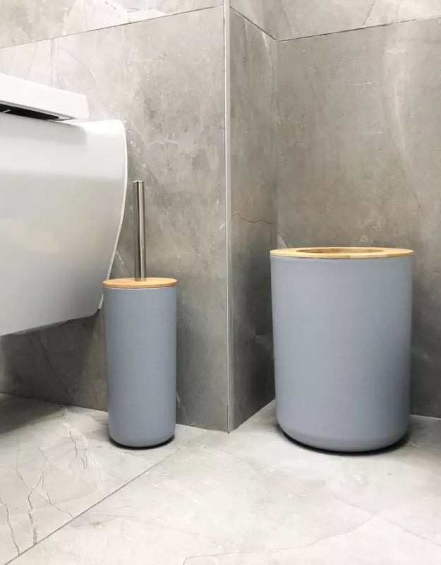 Vonios Reikmenų Komplektas 6 vnt, Pilkas