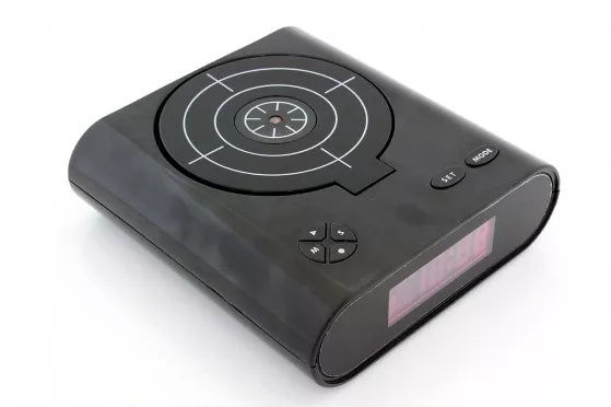 Žadintuvas - taikinys.