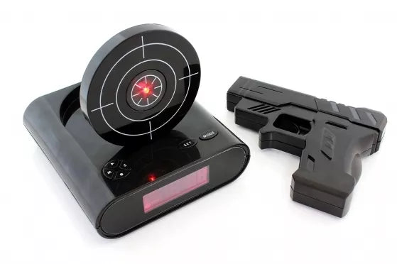 Žadintuvas - taikinys.