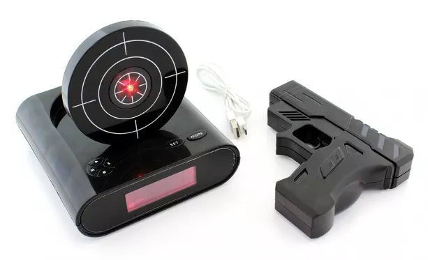 Žadintuvas - taikinys.